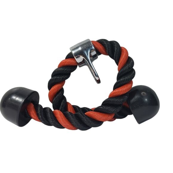 Tricep Rope 27in /2 Colors Fitness Attachment Cable Machine Pulldown Heavy Duty - Picture 1 of 10